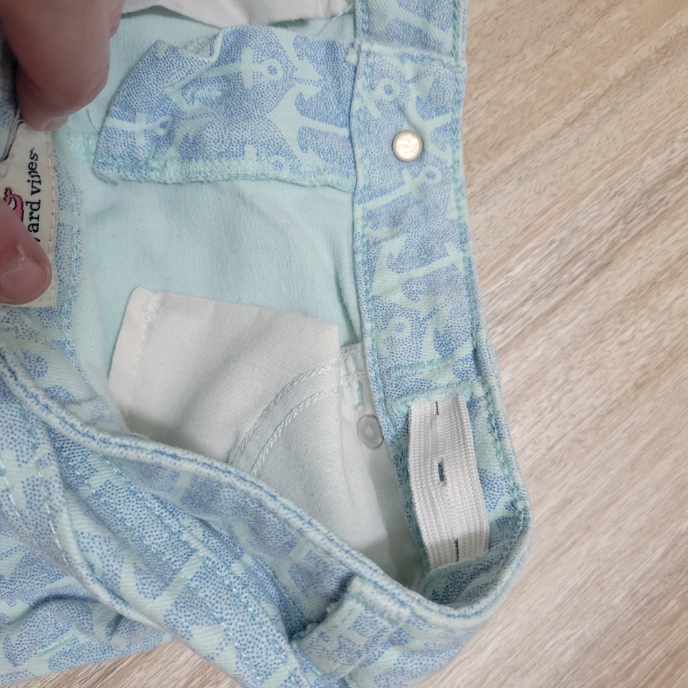 Vineyard Vines Light Blue Anchor Print Jeans - Picture 6 of 9